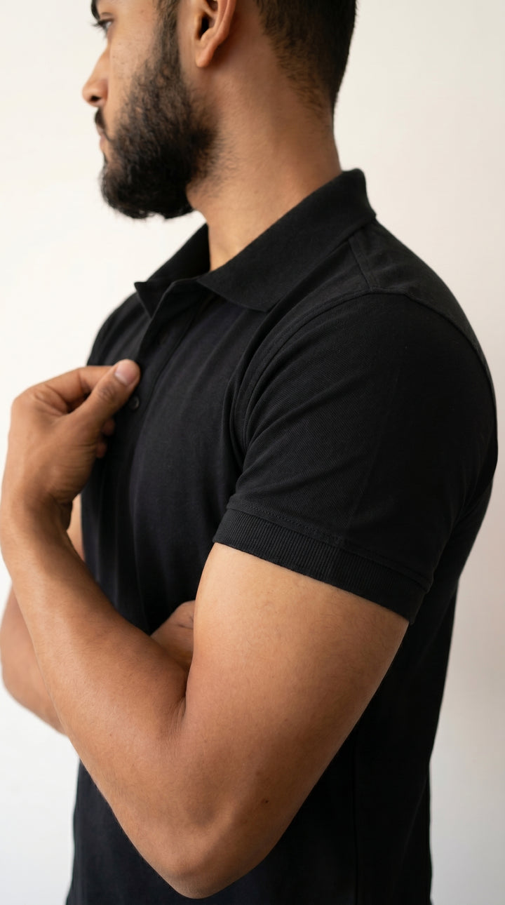 Onifit Polo T-Shirt — Black
