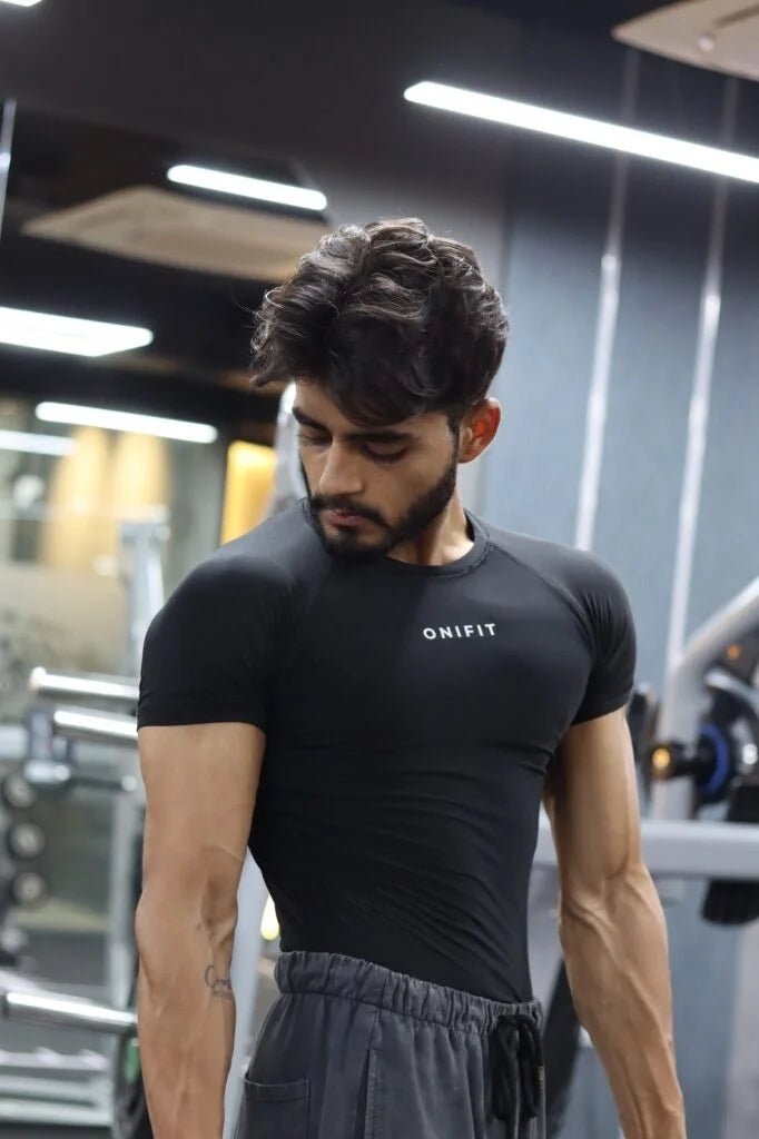 Onifit Compression Combo — Black (Half &amp; Full Sleeve) - Onifit