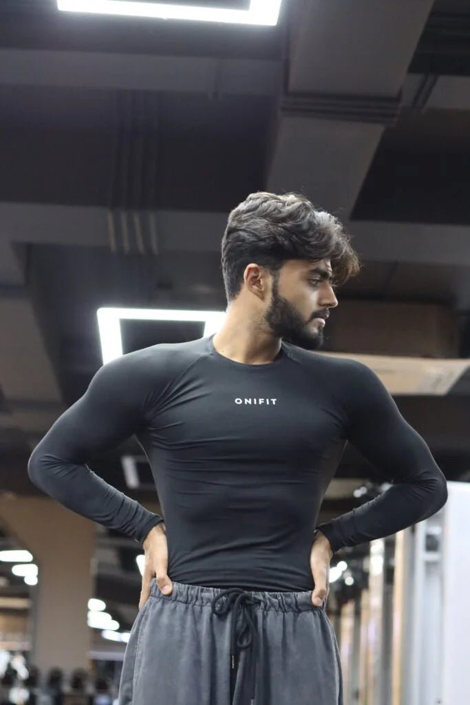 Onifit Compression Combo — Black (Half &amp; Full Sleeve) - Onifit
