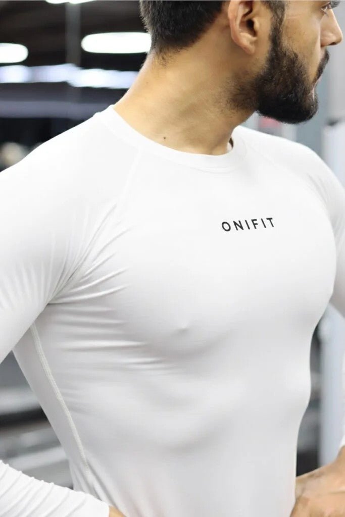 Onifit Compression Combo — White (Half &amp; Full Sleeve) - Onifit